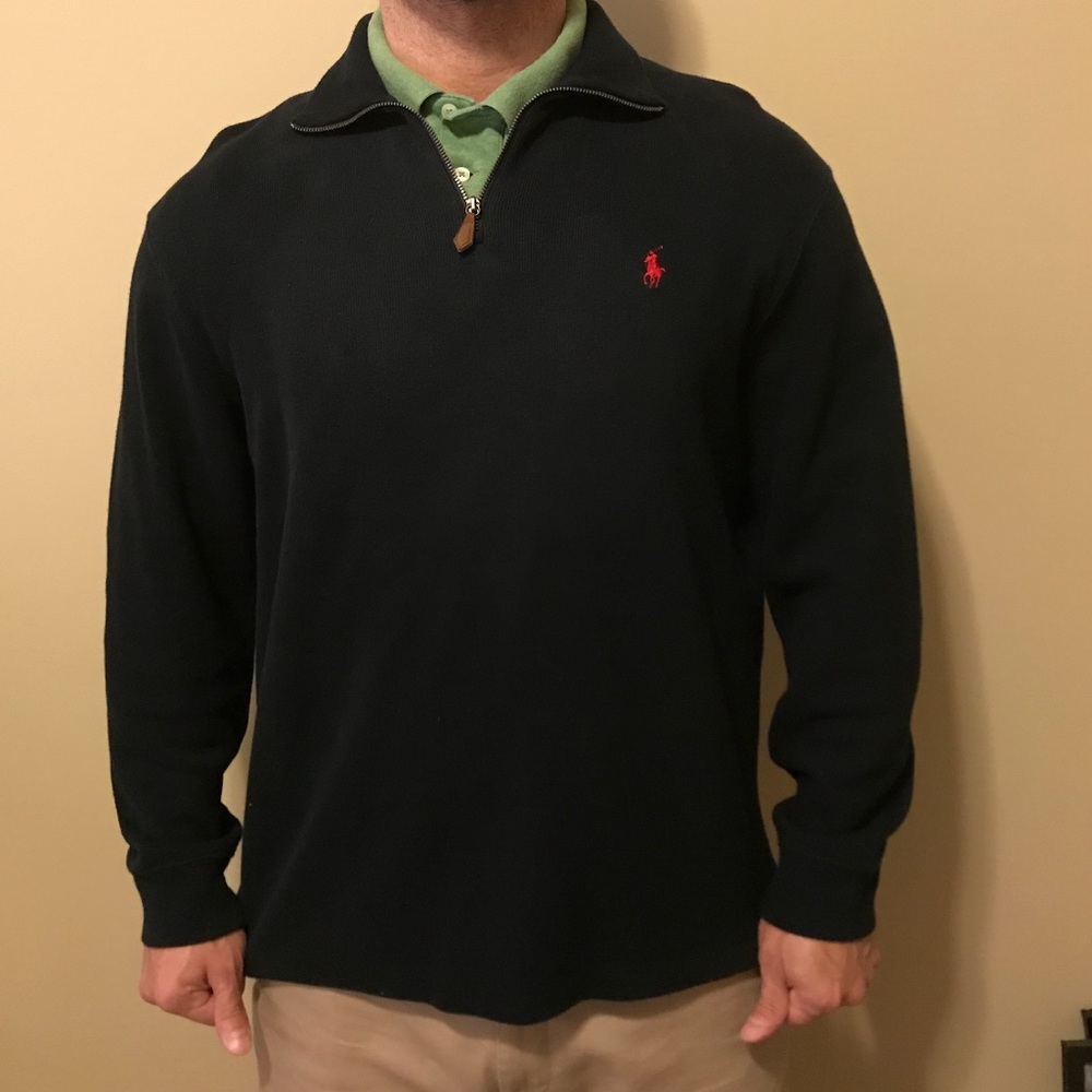 Men’s polo pullover sweater